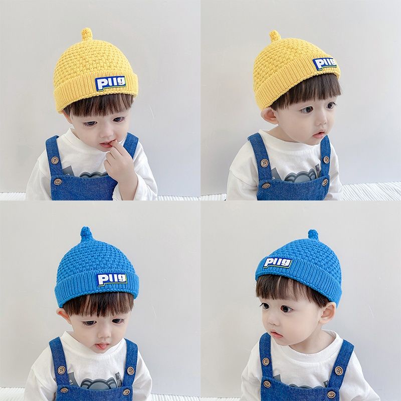 Mũ beanie dệt kim thoải mái cho bé trai gái 1-6 tuổi