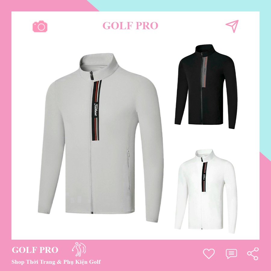 Áo khoác golf nam 2 lớp chắn gió giữ nhiệt cực kì tốt shop GOLF PRO AK004