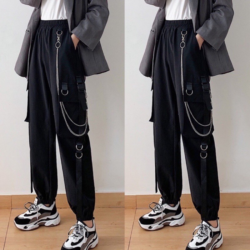 [Rẻ Vô Địch] Quần Kaki Túi Hộp Khuy Kèm Dây Xích Siêu Truất( Ảnh Thật) | BigBuy360 - bigbuy360.vn