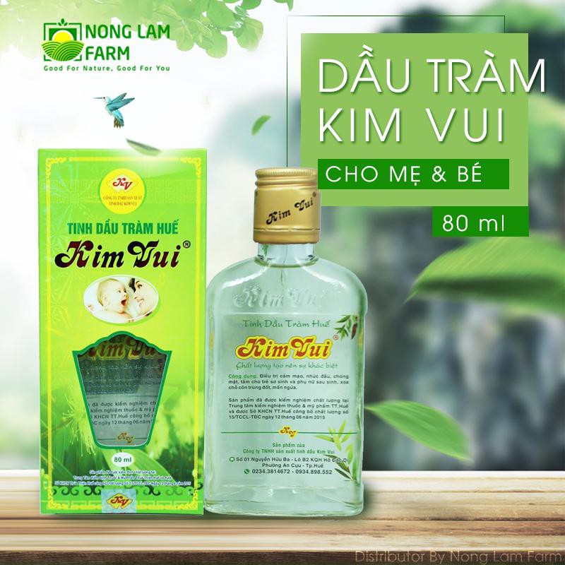 TINH DẦU TRÀM KIM VUI - HÀNG CHÍNH HÃNG SẢN XUẤT TẠI HUẾ - DUNG TÍCH 35ML, 80ML, 125ML - SẢN PHẨM THƯƠNG HIỆU NỔI TIẾNG.