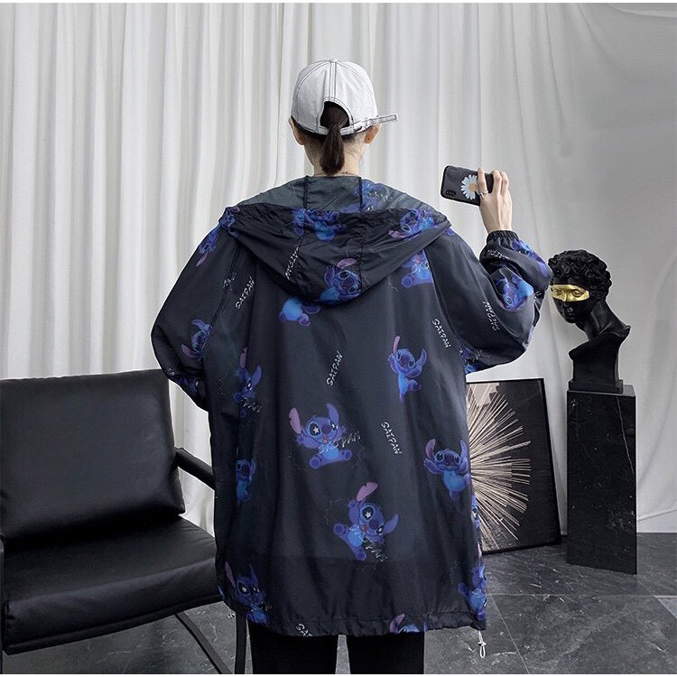 Áo khoác dù unisex form rộng 3D Hoạt Hình, nam nữ ulzzang WIND | BigBuy360 - bigbuy360.vn