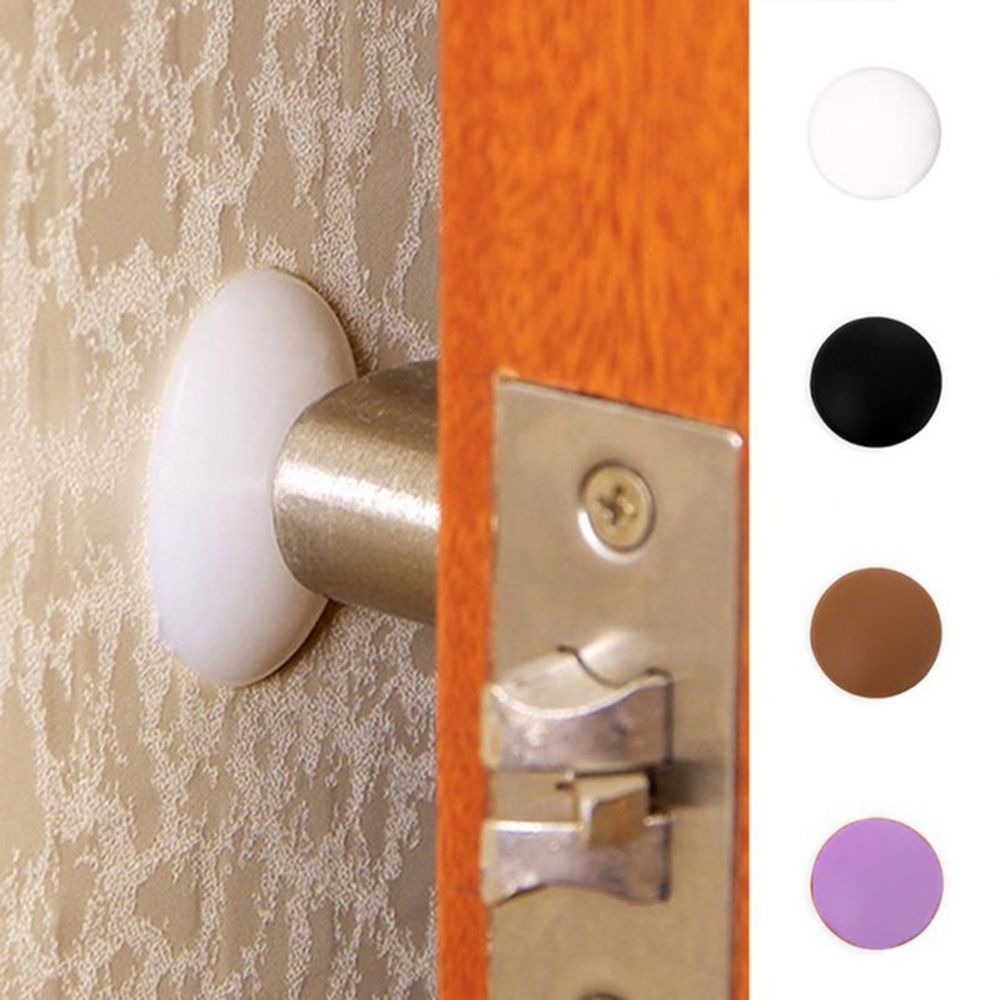 Miếng silicone dán tường chặn cửa chống va đập chống trượt tùy chọn màu sắc