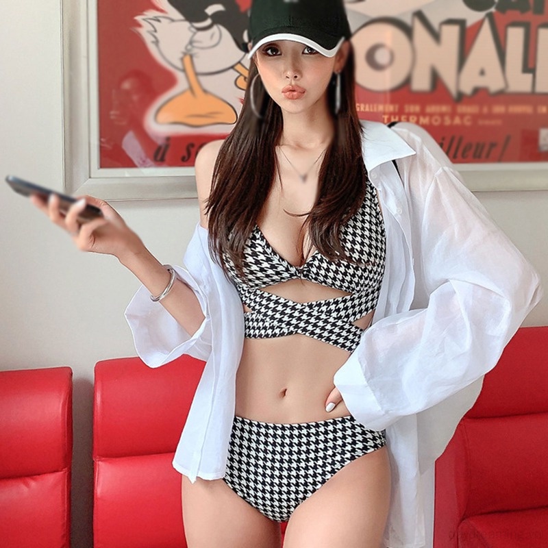 Bộ Đồ Bơi Hai Mảnh Dáng Ôm Phối Ren Thời Trang Quyến Rũ Cho Nữ