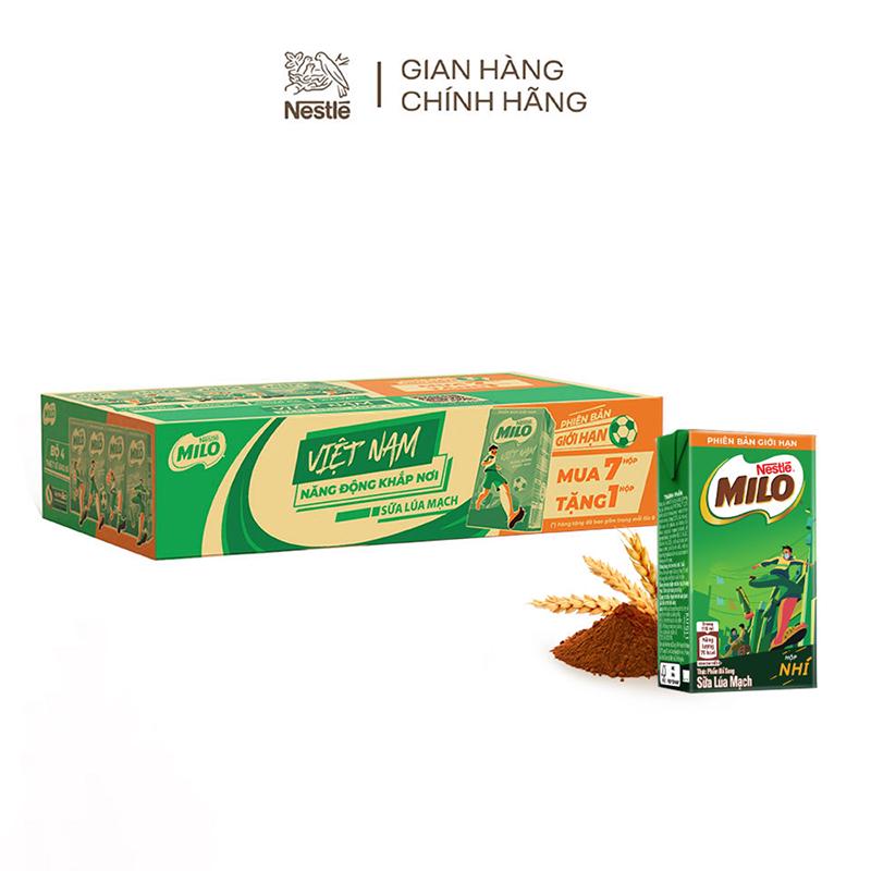 [Phiên bản giới hạn] Sữa lúa mạch Nestlé® MILO® thùng 48 hộp x 115ml