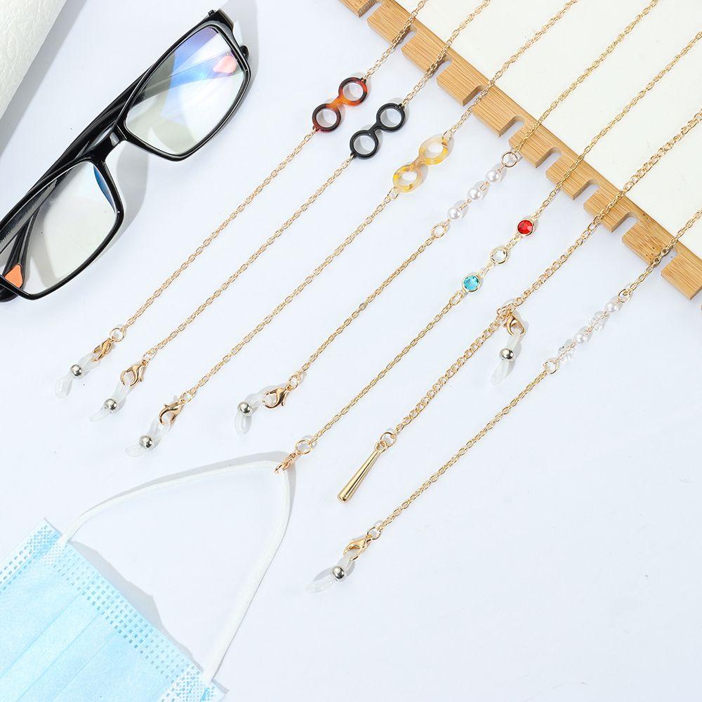 EUTUS Dây Đeo Kính Chống Trượt Đính Pha Lê
