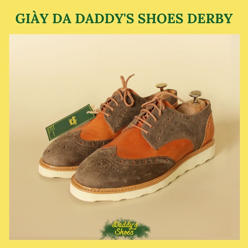 Giày Tây Deryby Daddy's Shoes, Giày Đế Bằng, Derby Shoes