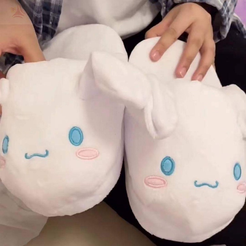 Dép bông siêu quậy đạp gót là tai vểnh lên cute lắm các nàng ơi, đế có lớp chống trơn trượt đi chơi, đi trong nhà đều ok