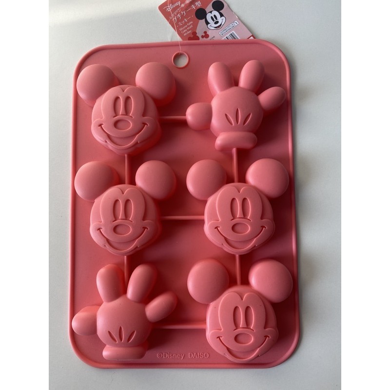 Khuôn silicon Daiso x Disney Pixar chủ đề Mickey Mouse ( Silicone petite cake mold- Mickey Mouse)