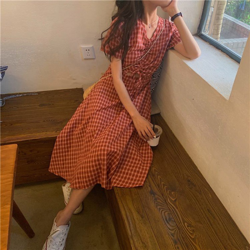 2021 NEW ARRIVAL ready-made French style dress ladies fashion clothes