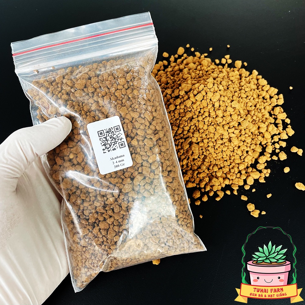 AKADAMA ĐẤT NUNG NHẬT BẢN SIZE 2-4MM, ươm trồng sen đá, haworthia, xương rồng, bonsai, phân nền thủy sinh nuôi tép