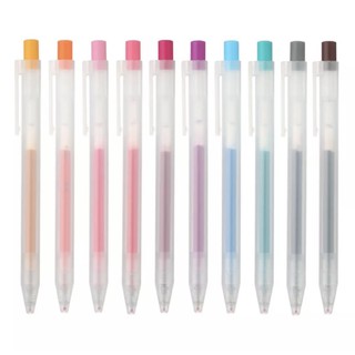 Bút gel Muji Smooth Gel Ink Ballpoint 0.5mm loại bấm