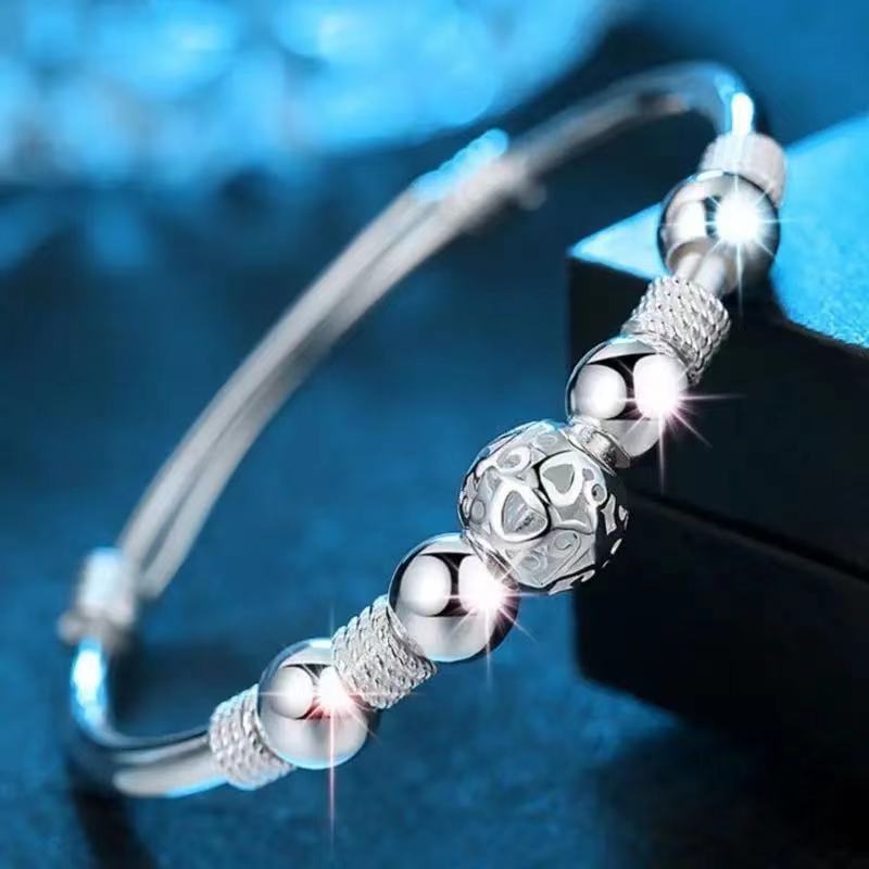 Vòng Đeo Tay Xỏ Hạt Có Thể Điều Chỉnh Thời Trang Dành Cho Nữ