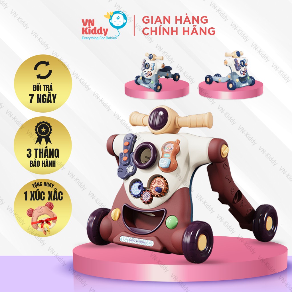 Xe Tập Đi BABY-WALKERS 999-6 Cho Bé Từ 6 Tháng Điều Chỉnh Hướng Lái Biến Đổi 3 Chức Năng