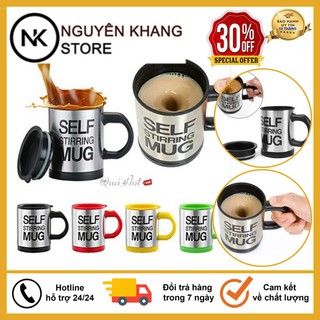 Cốc Pha Cà Phê Thông Minh Tự Khuấy Self Stirring Mug, Dùng Pin Tiện Dụng