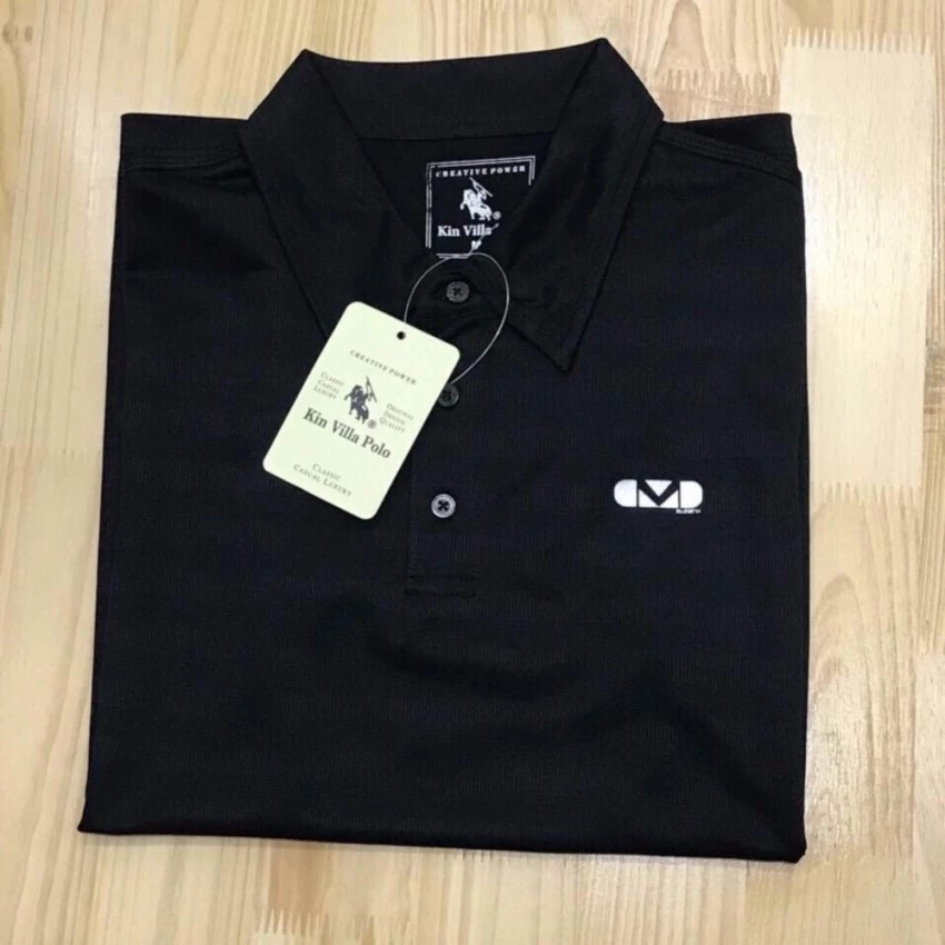 Áo Thun Kin Villa Polo Đen | BigBuy360 - bigbuy360.vn