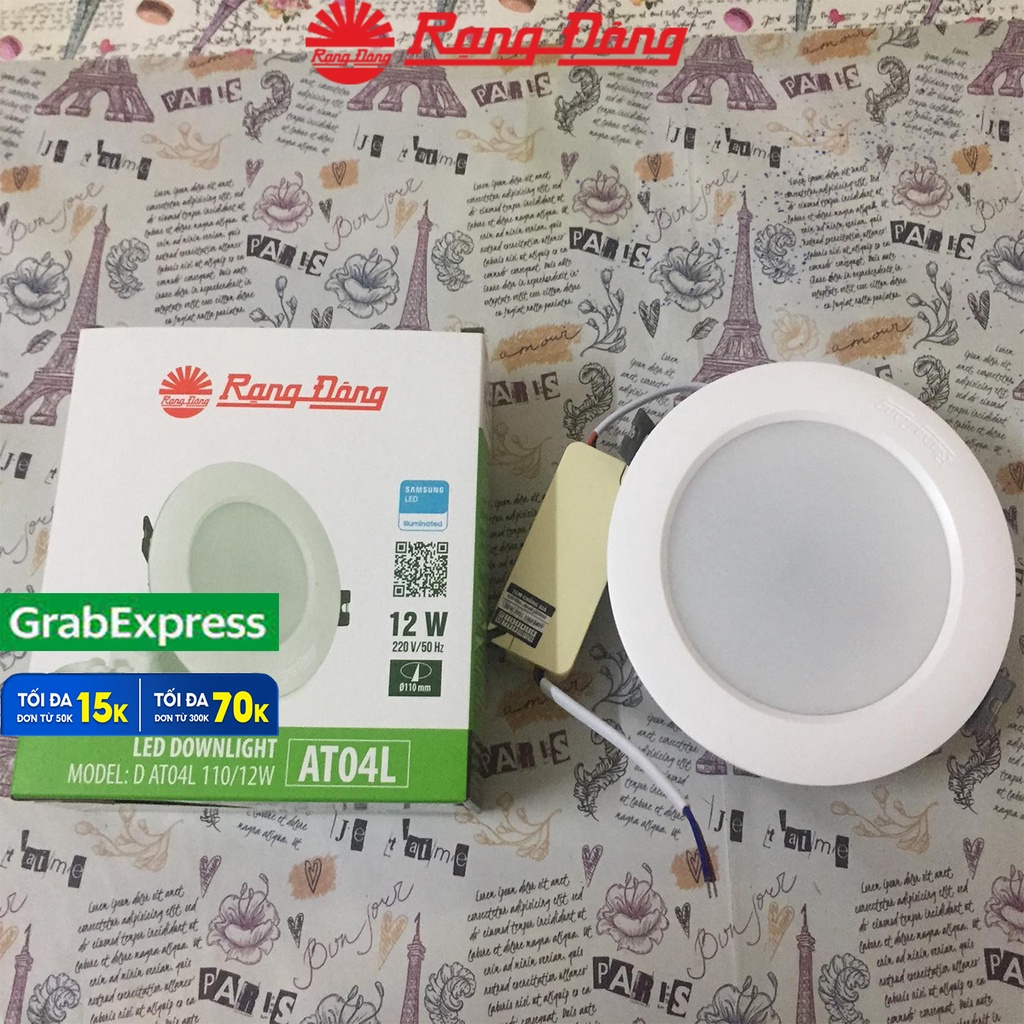 Đèn led rạng đông , Đèn âm trần Downlight 110/12W D AT04L 110/12W