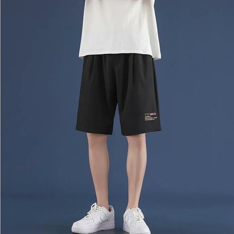 Quần short thể thao siêu mỏng nhanh khô in chữ tiếng anh có 5 màu thời trang cho nam size M-5XL