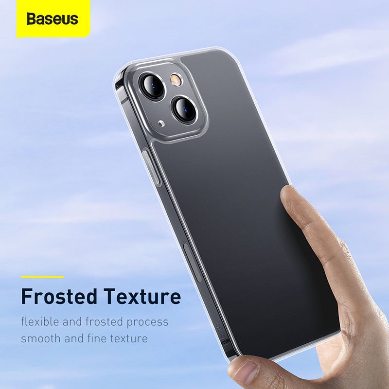 Ốp lưng kính cường lực nhám chống vân tay iPhone 13 Series Baseus Frosted Glass Protective Case