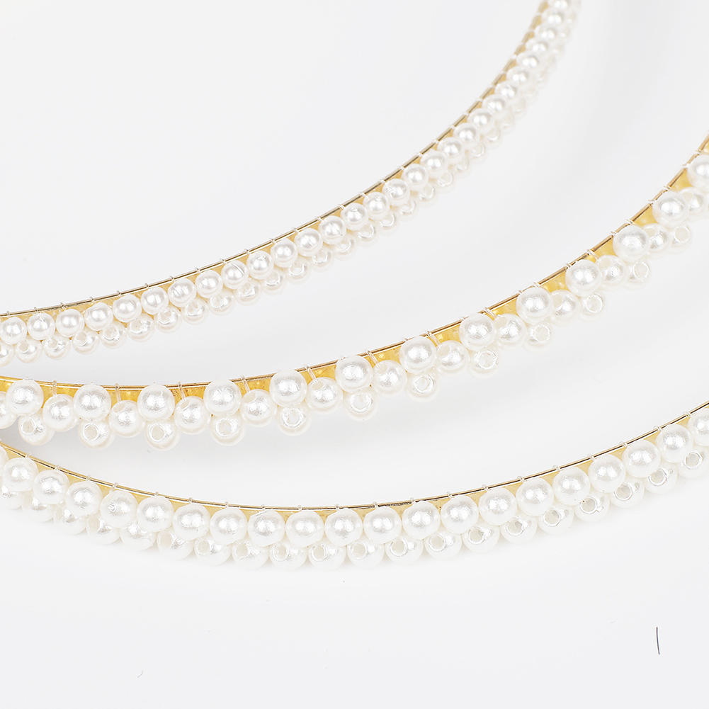 1 Cài Tóc Đính Ngọc Trai Nhân Tạo Thanh Lịch Cho Nữ