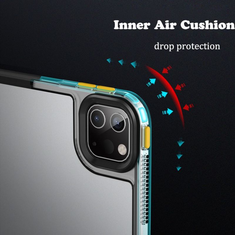 Ốp máy tính bảng cứng viền mềm cho iPad Pro 11 inch 2020 2021 iPad Air 4 inch 2020 camera vuông chính hãng LIKGUS
