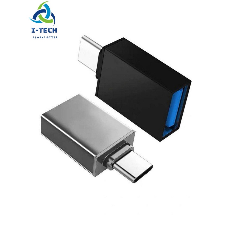 Đầu Chuyển Đổi Otg Micro Usb + Type C Cho Điện Thoại / Máy Tính