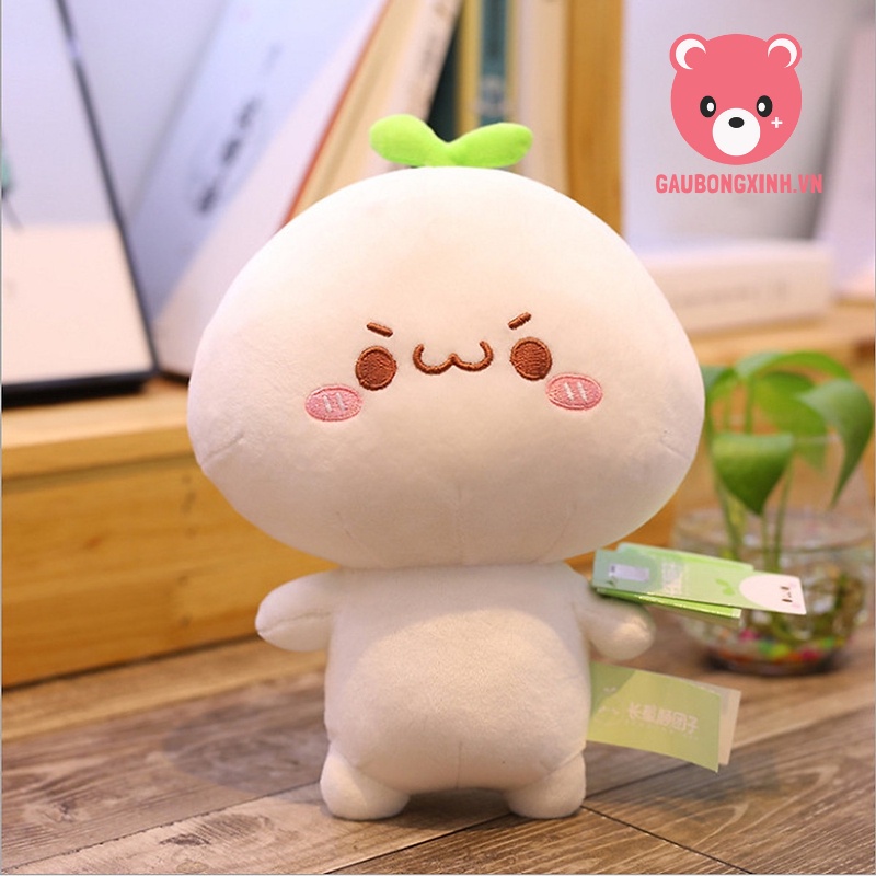 Gấu Bông Củ Cải Mầm - Hạt Mầm Nhồi Bông Siêu Cute - Siêu Mềm Mịn Cao Cấp - Gấu Bông Xinh