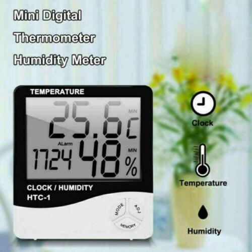 Đồng Hồ Đo Nhiệt Độ Độ Ẩm Màn Hình LCD Kỹ Thuật Số 18*13*4cm B6D6