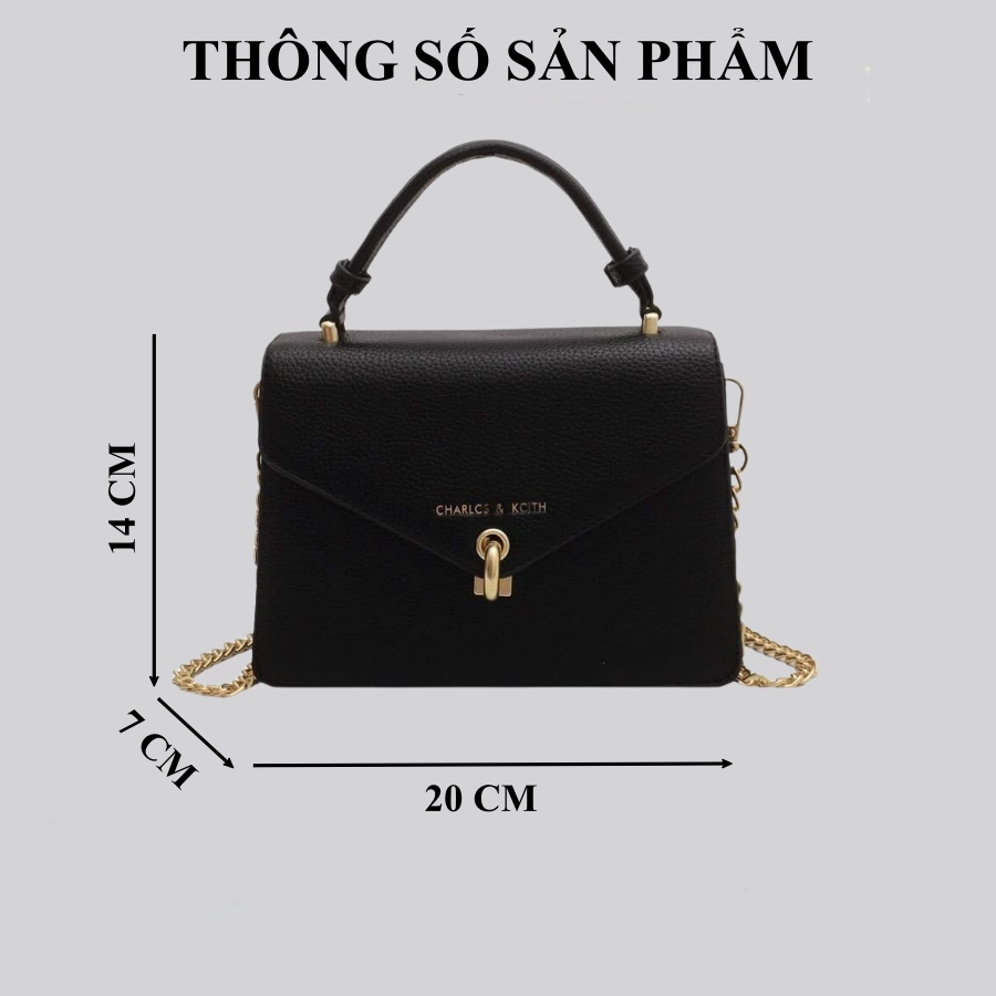 Túi xách nữ đeo chéo quai xách tay cao cấp hàng Quảng Châu phong cách sang trọng Hàn Quốc đi tiệc YADASI STORE TX10