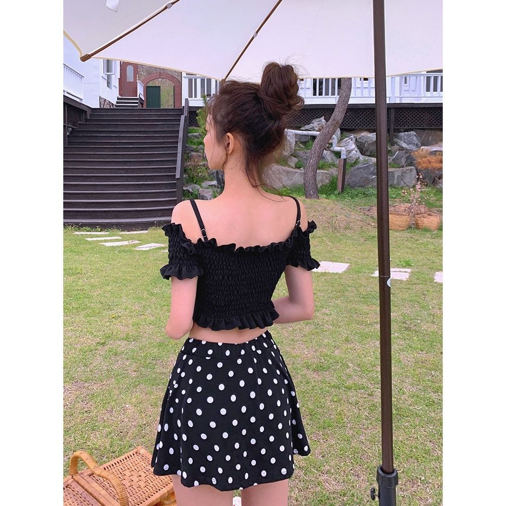 Bộ Đồ Bơi Hai Mảnh Chấm Bi Nâng Ngực Phong Cách Hàn Quốc 88243 | BigBuy360 - bigbuy360.vn