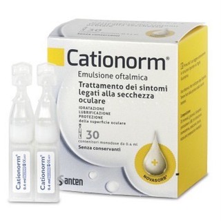 ✅ Nước mắt nhân tạo Cationorm 30 tép - Xuất xứ : Pháp