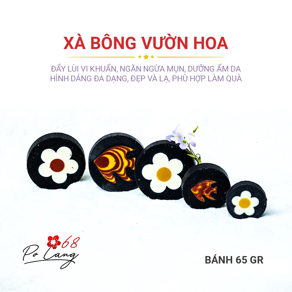 Xà Bông Vườn Hoa Pơ Lang 65 gr