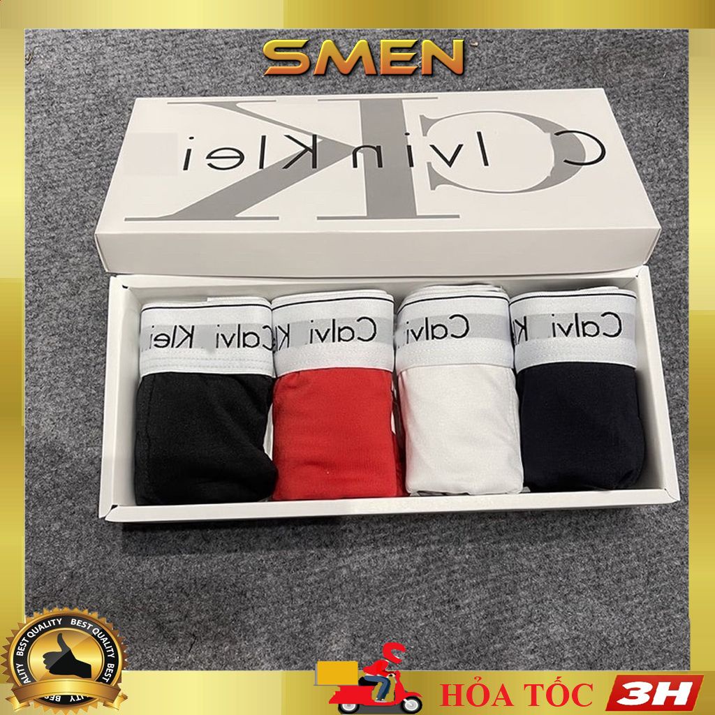 Quần lót nam boxer thun lạnh, quần sịp nam thun lạnh co giãn, thông thoáng, hút mồ hôi không tạo mùi hôi SD01 SMEN