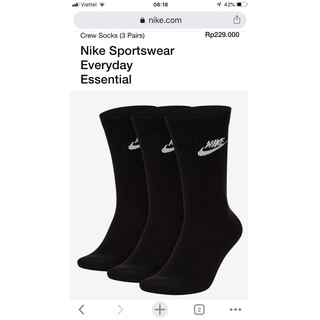 Tất Nike thể thao VNXK