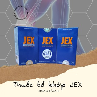 JEX MAX  Bổ khớp, Tái Tạo Sụn Khớp.(Hàng Chính Hãng, mua 4 tặng 1 bằng hình thức nhắn tin tích điểm )