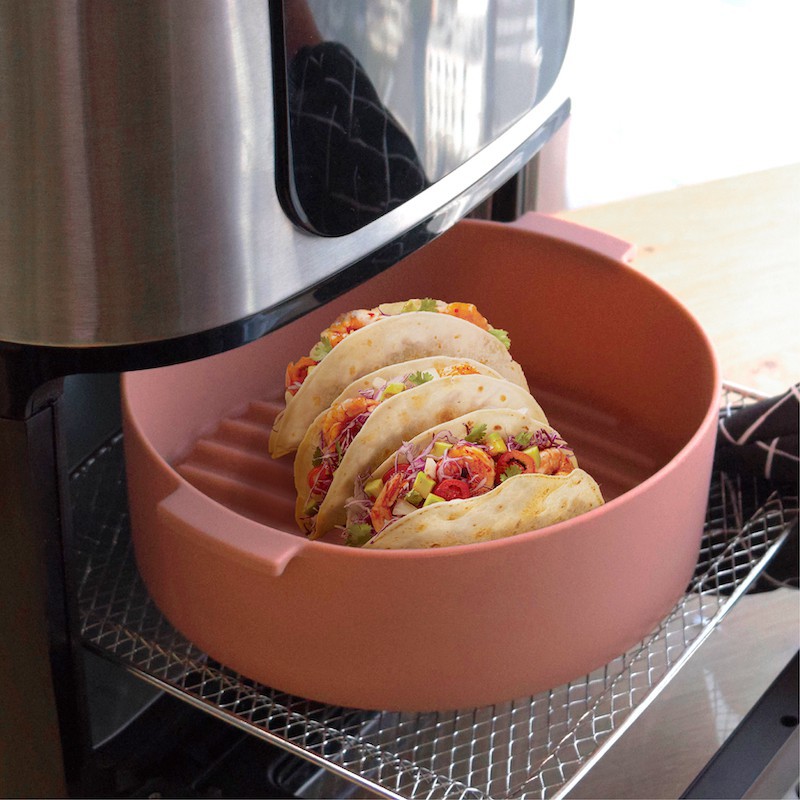 Khay Silicone Cho Nồi Chiên Không Dầu, Lò Nướng Và Lò Vi Sóng Lock&Lock CKB002 - 5L, CKB003 - 3.5L tiện dụng