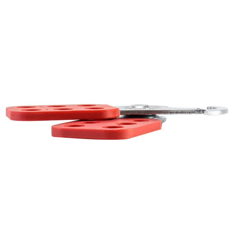 Set 6 Khóa Cửa Bằng Thép Không Gỉ Tamper 1 Inch Màu Đỏ Kèm Prom Mở Rộng