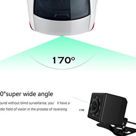 ➵ Camera lùi xe ô tô 8 bóng led