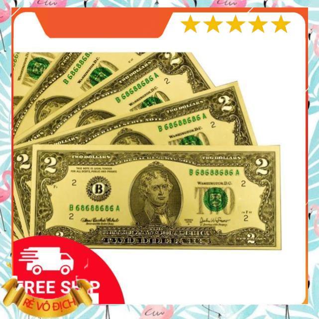 Tờ 2USD Vàng ...