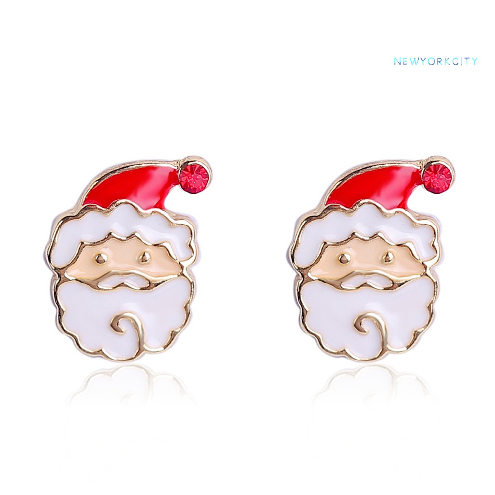 Khuyên Tai Hình Hoa Tuyết Giáng Sinh Thời Trang