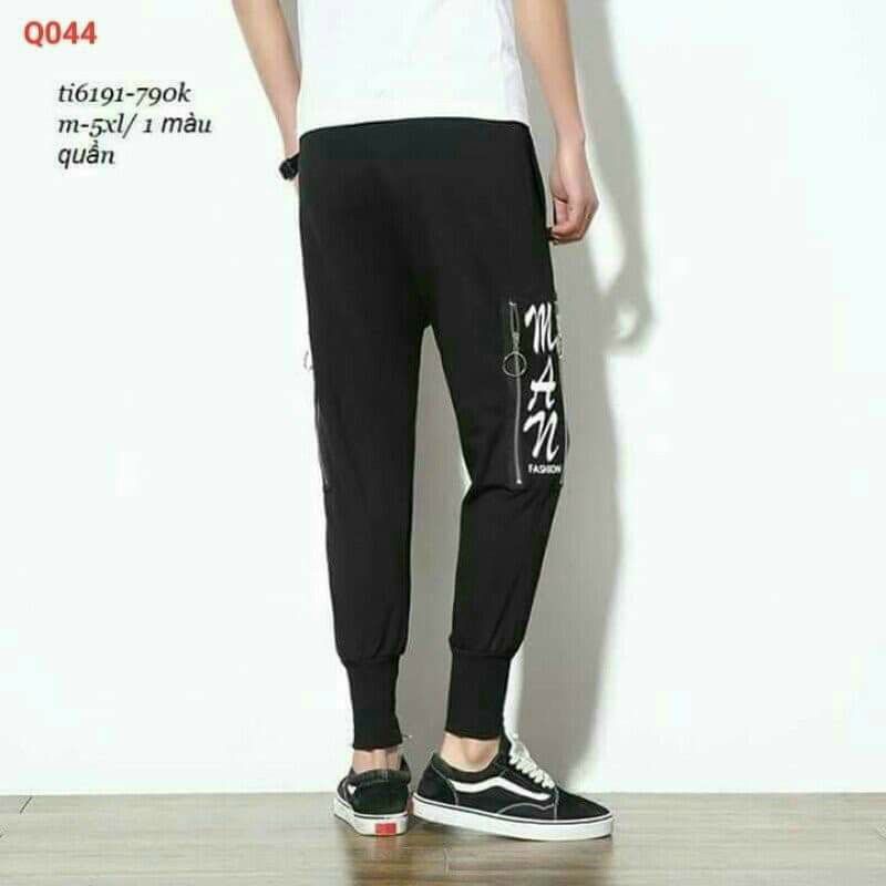 Quần jogger unisex nam nữ chất nỉ, túi hộp, ống bo form rộng thời trang hàn