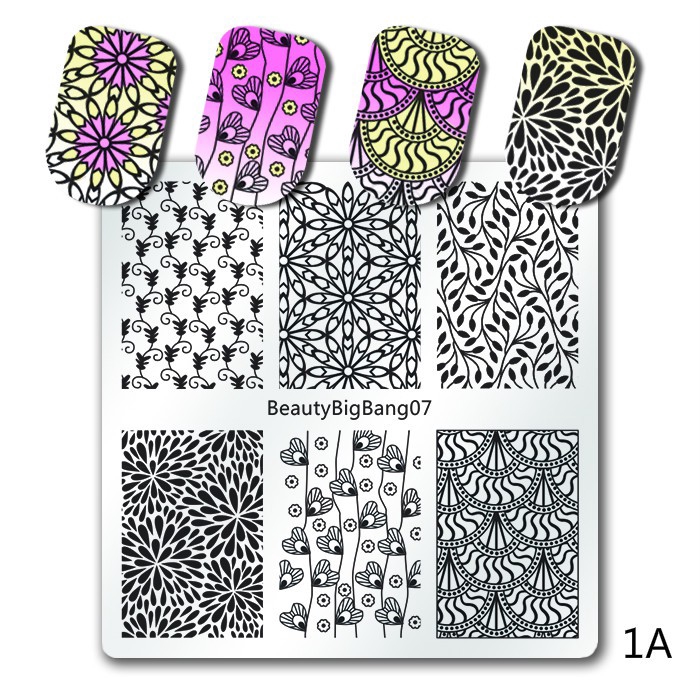 [Hàng mới về] Khuôn dập in móng tay beautybigbang