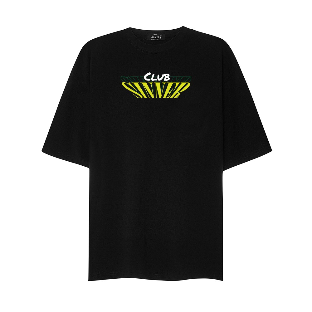 Áo Nam Form Rộng MYO Vải Cotton In Hình Sinner Fear God 2690