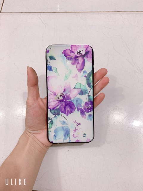 Ốp Hoa Tím Sam sung J4+,J4 Plus, J4 Core