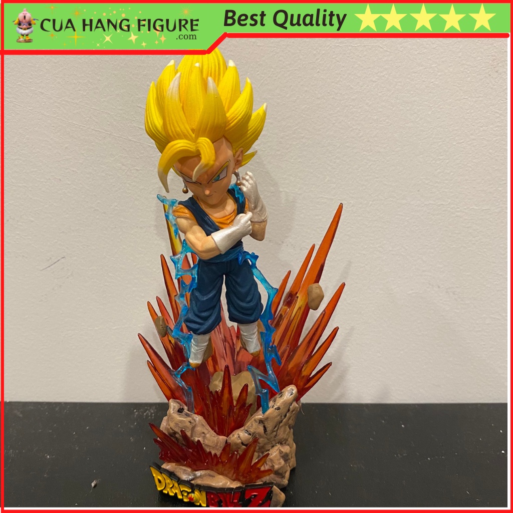 Mô hình Vegito chibi 16cm- Songoku 17.5cm hiệu ứng cực chất- Mô hình Dragonball rẻ chất lượng cao