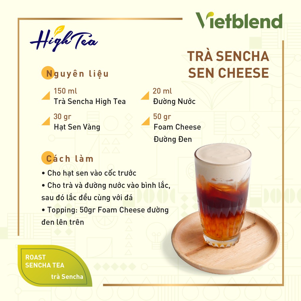 Trà ô long túi lọc Sencha HIGH TEA  túi 500g