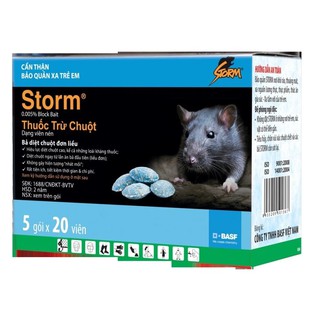  THUỐC DIỆT CHUỘT STORM 5 gói