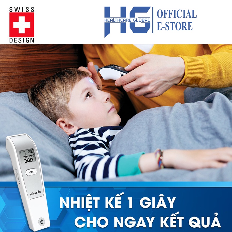 Nhiệt Kế Hồng Ngoại Đo Trán Microlife FR1MF1 | Đo Nhanh , Chính Xác Trong 1 Giây - Bảo Hành 24 Tháng