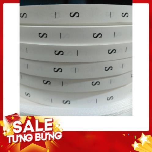 Mác size quần áo/ Mác số quần áo/ mác size 1cm