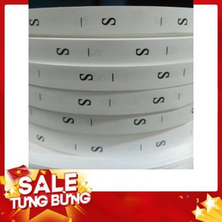 Mác size quần áo/ Mác số quần áo/ mác size 1cm