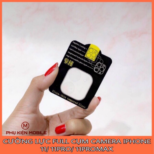 CƯỜNG LỰC FULL CỤM CAMERA DÀNH CHO IPHONE 11 11PRO 11PROMAX 12 MINI 12 12PRO 12PROMAX - TRONG SUỐT- BẢO VỆ CAMERA | BigBuy360 - bigbuy360.vn